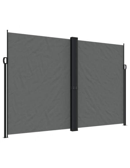 Tenda da Sole Laterale Retrattile Antracite 220x600 cm