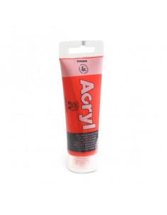 TEMP. TUBO ACRILICO COL.VERMI.75ML