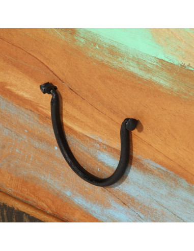 Tavolino da Salotto in Legno di Recupero 70x70x38 cm