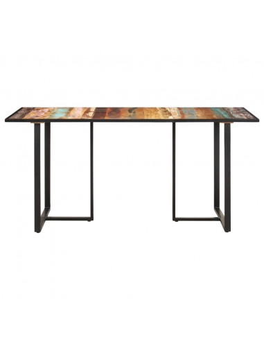 Tavolo da Pranzo 160 cm in Legno Massello di Recupero