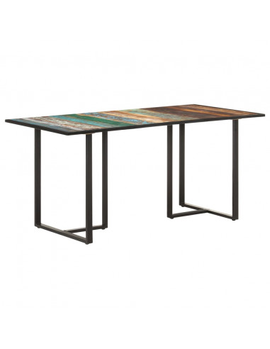 Tavolo da Pranzo 160 cm in Legno Massello di Recupero