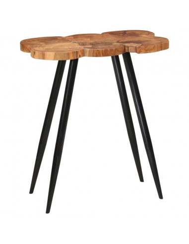 Tavolo da Bar in Legno 90x54x105 cm Legno Massello di Acacia