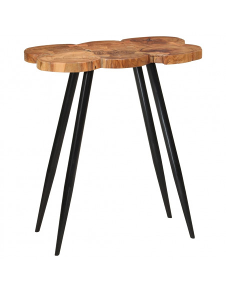 Tavolo da Bar in Legno 90x54x105 cm Legno Massello di Acacia