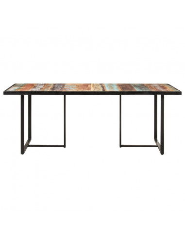 Tavolo da Pranzo 200 cm in Legno Massello di Recupero