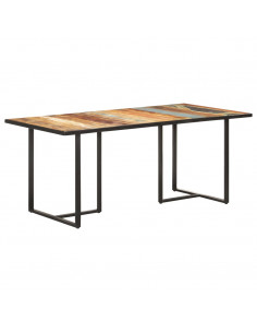 Tavolo da Pranzo 180 cm in Legno Massello di Recupero 2