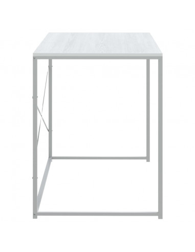 Scrivania per Computer Bianca 110x60x70 cm in Truciolato