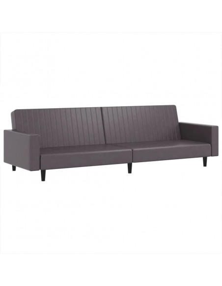 Set di Divani 2 pz Grigio in Similpelle