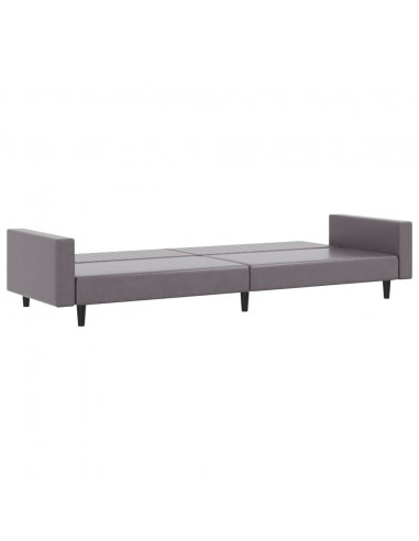 Set di Divani 2 pz Grigio in Similpelle