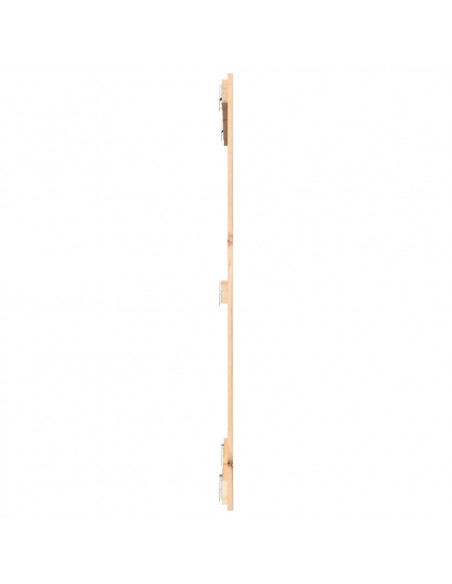 Testiera da Parete 82,5x3x110 cm in Legno Massello di Pino