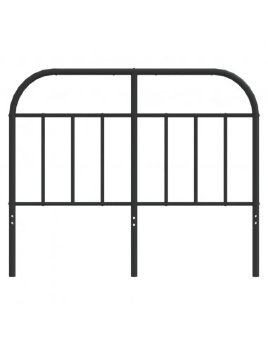 Testiera in Metallo Nero 120 cm