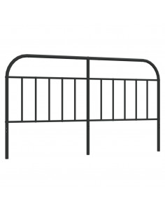 Testiera in Metallo Nero 160 cm 2