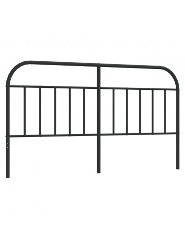 Testiera in Metallo Nero 160 cm