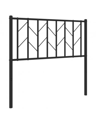 Testiera in Metallo Nero 90 cm