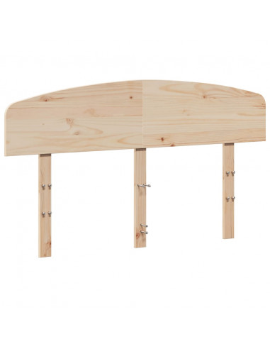 Testiera 140 cm in Legno Massello di Pino