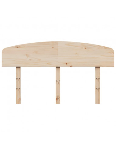 Testiera 140 cm in Legno Massello di Pino