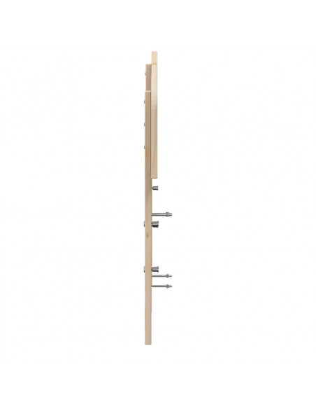 Testiera 140 cm in Legno Massello di Pino