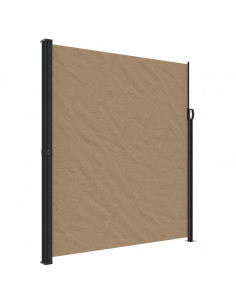 Tenda da Sole Laterale Retrattile Tortora 220x300 cm 2