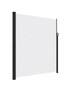 Tenda da Sole Laterale Retrattile Bianco 220x500 cm 2