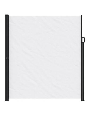 Tenda da Sole Laterale Retrattile Bianco 220x500 cm