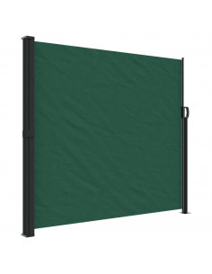 Tenda da Sole Laterale Retrattile Verde Scuro 180x300 cm 2