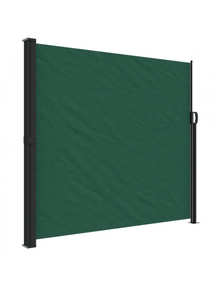 Tenda da Sole Laterale Retrattile Verde Scuro 180x300 cm