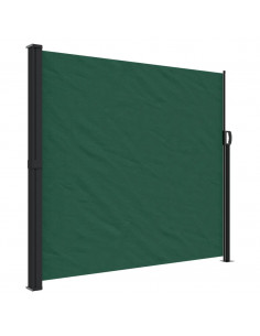 Tenda da Sole Laterale Retrattile Verde Scuro 180x600 cm 2