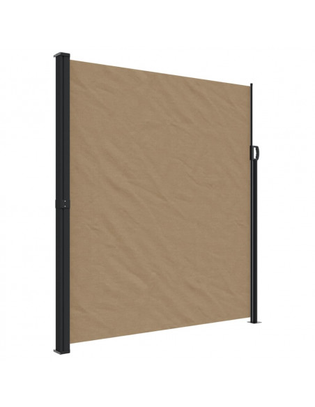 Tenda da Sole Laterale Retrattile Tortora 220x500 cm