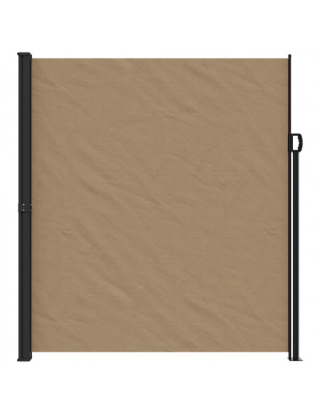 Tenda da Sole Laterale Retrattile Tortora 220x500 cm