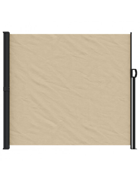 Tenda da Sole Laterale Retrattile Beige 180x500 cm