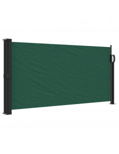 Tenda da Sole Laterale Retrattile Verde Scuro 100x500 cm 2