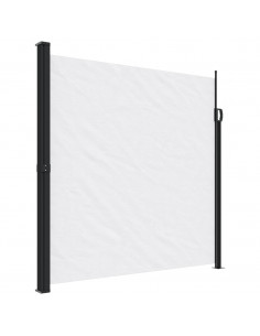 Tenda da Sole Laterale Retrattile Bianco 200x500 cm 2