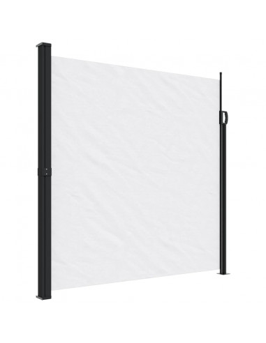 Tenda da Sole Laterale Retrattile Bianco 200x500 cm