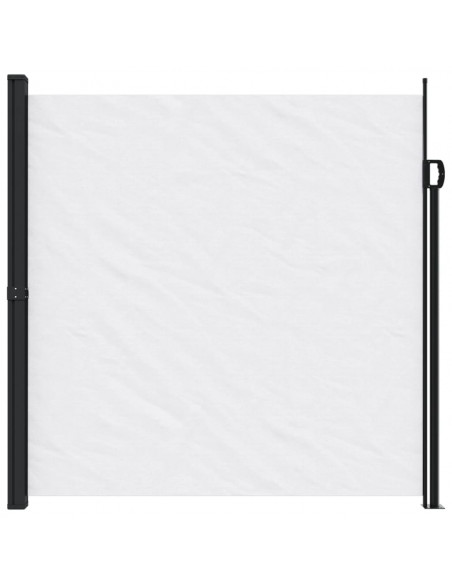 Tenda da Sole Laterale Retrattile Bianco 200x500 cm
