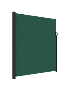Tenda da Sole Laterale Retrattile Verde Scuro 220x500 cm 2