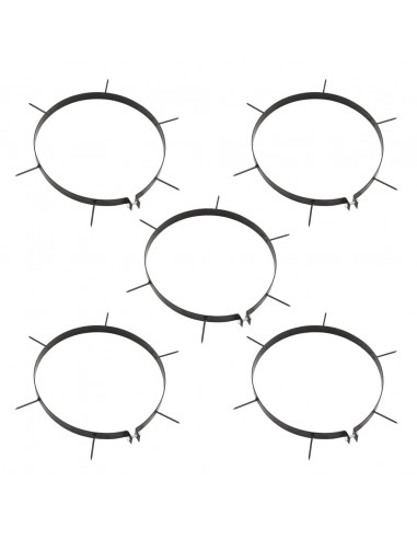 Rullo da Giardino con Aeratore a Morsetti 63 L Ferro e Acciaio