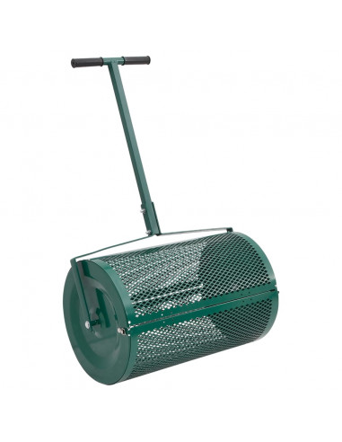 Spandiconcime Verde Ø40x60 cm in Acciaio