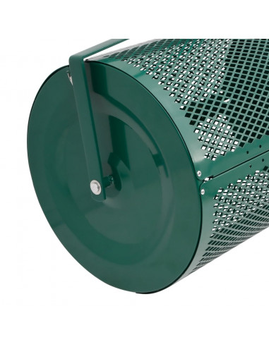 Spandiconcime Verde Ø40x60 cm in Acciaio