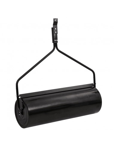 Rullo da Giardino con Aeratore a Morsetti Nero 63 L in Ferro