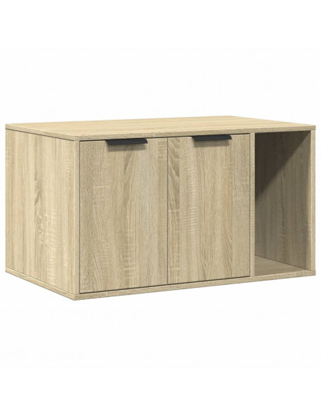 Recinto Lettiera Gatti Rovere Sonoma 80x50x45 cm in Truciolato