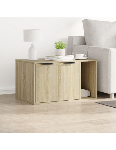 Recinto Lettiera Gatti Rovere Sonoma 80x50x45 cm in Truciolato