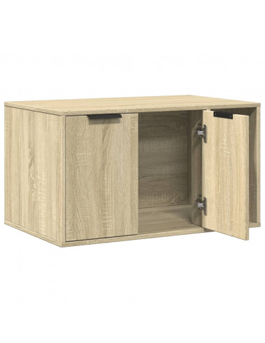 Recinto Lettiera Gatti Rovere Sonoma 80x50x45 cm in Truciolato