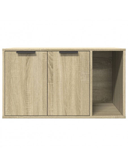 Recinto Lettiera Gatti Rovere Sonoma 80x50x45 cm in Truciolato