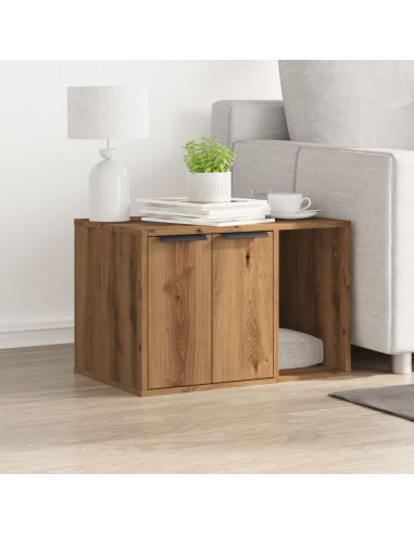 Recinto Lettiera Rovere Artigianale 60x40x40 cm in Truciolato