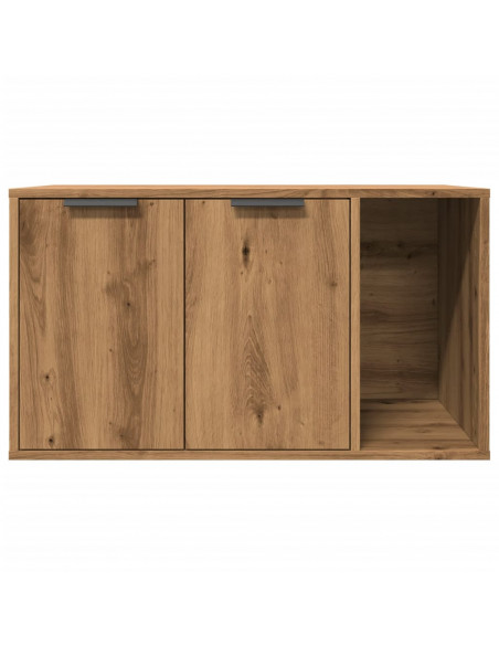 Recinto Lettiera Rovere Artigianale 80x50x45 cm in Truciolato