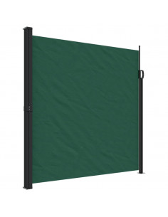Tenda da Sole Laterale Retrattile Verde Scuro 200x300 cm 2