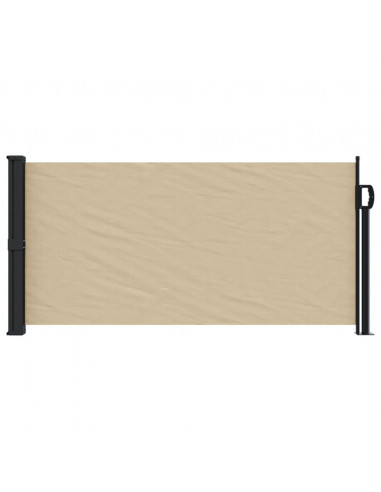 Tenda da Sole Laterale Retrattile Beige 100x500 cm