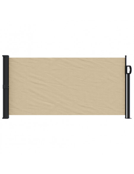 Tenda da Sole Laterale Retrattile Beige 100x500 cm Tenda da Sole Laterale Retrattile Beige 100x500 cm