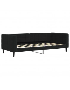 Letto da Giorno Nero 90x190 cm in Velluto 2