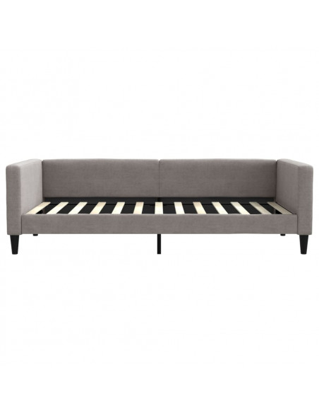 Letto da Giorno Tortora 100x200 cm in Tessuto