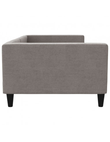 Letto da Giorno Tortora 100x200 cm in Tessuto